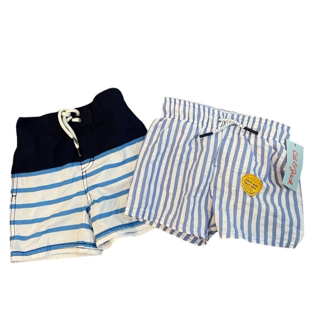 Bundle of 2 pieces boys swim trunks 18 months